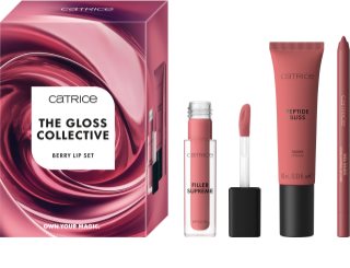 Catrice The Gloss Collective Berry Lip Set set for lips shade 01 Gloss The Line!