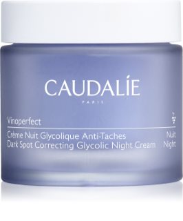 Caudalie Vinoperfect Dark Spot Correcting Glycolic Night Cream éjszakai krém a pigment foltok ellen