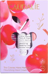 Caudalie Hand Cream Trio Set zestaw upominkowy do rąk i paznokci