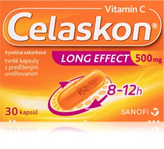 Celaskon Celaskon Long Effect 500mg kapsuly s vitamínom C 30 cps