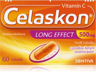 Celaskon Celaskon Long Effect 500mg vitamín C s postupným uvolňováním 60 cps