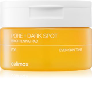 celimax Pore+Dark Spot Brightening Pad almofadas de tonificação para iluminação e hidratação 40 un.