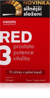 Cemio RED3 kapsle prostata, potence, vitalita 30 cps