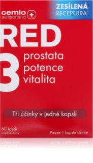 Cemio RED3 kapsle prostata, potence, vitalita 60 cps