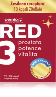 Cemio RED3 kapsuly prostata, potencia, vitalita 100 cps