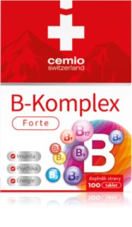 Cemio B-Komplex Forte komplex vitamínu B v tabletách 100 tbl