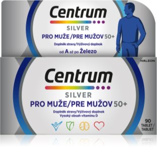 Centrum Multivitamín pro muže 50+ tablety s multivitamínovým komplexem 90 tbl