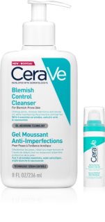 CeraVe Control Cleanser & Retinol Serum Duo conjunto contra imperfeições de pele acneica
