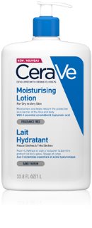 CeraVe Moisturizers Lotion hydraterende lotion voor het lichaam en het gezicht voor Droge tot Zeer Droge Huid