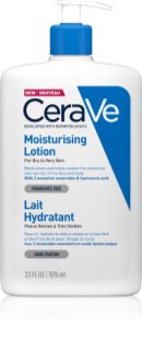 CeraVe Moisturizers Lotion mleczko nawilżające do twarzy i ciała do skóry suchej i bardzo suchej 976 ml