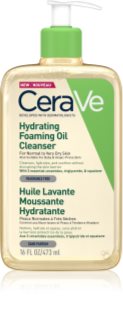 CeraVe Cleansers Hydrating Foaming Oil Cleanser Renseolie med fugtgivende virkning
