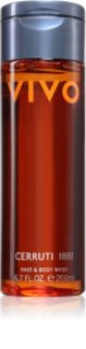 Cerruti 1881 Vivo body and hair shower gel for men 200 ml