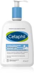 Cetaphil Detergente Schiumogeno Idratante Hydrating Foaming Cream Cleanser mousse detergente per tutti i tipi di pelle