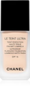 Chanel Le Teint Ultra pitkäkestoinen mattapinnan antava meikkivoide SPF 15 Sävy 22 Beige Rosé 30 ml