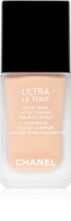Chanel Ultra Le Teint Flawless Finish Foundation długotrwały podkład matujący do ujednolicenia kolorytu skóry odcień BR12 30 ml