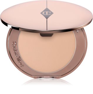 Charlotte Tilbury Airbrush Flawless Finish posvjetljujući kompaktni puder nijansa 2 Medium 8 g