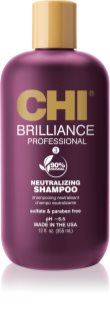 CHI Brilliance Deep Neutralizing Shampoo šampón s olivovým olejom 355 ml