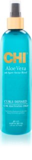 CHI Aloe Vera Curl Reactivating hidratéló spray a hullámos és göndör hajra 177 ml