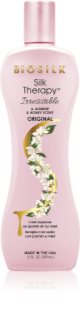 Biosilk Silk Therapy Irresistible Aplicarea jeturilor de refacere pentru ingrijire cu mătase 355 ml