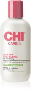 CHI Care Oil Aloe Silk Oil Blend hydratační olej na vlasy a tělo 177 ml