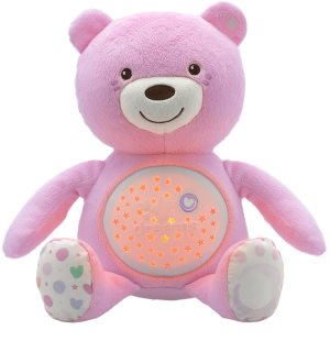 Chicco Baby Bear First Dreams projektor s melodií Pink 0 m+ 1 ks