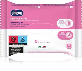 Chicco Breast Wipes toallitas húmedas limpiadoras para el pecho