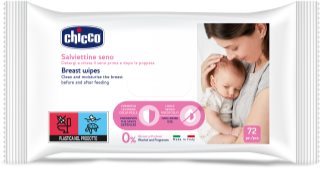 Chicco Breast Wipes vlhčené čisticí ubrousky na prsa