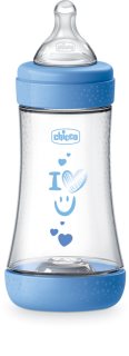 Chicco Perfect 5 cumisüveg 2 m+ Medium Flow Blue 240 ml