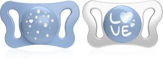 Chicco Physio Micro 0-2 m smoczek Blue 2 szt.