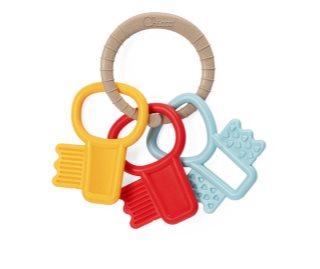 Chicco Eco+ Teething Key Ring kramtomas žaislas 3 m+ 1 vnt.