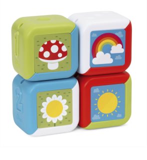 Chicco Multiacivity Cubes 2 in 1 fakocka 2 az 1-ben 10m+ 4 db