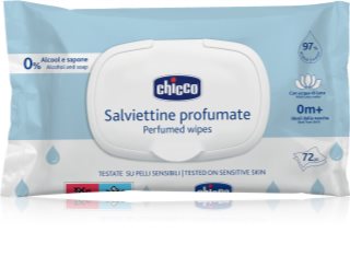 Chicco Perfumed Wipes 0m+ vlhčené ubrousky pro děti s lehkou parfemací
