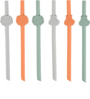 Chicco Straws Cannucce słomka silikonowa 12m+ 6 szt.