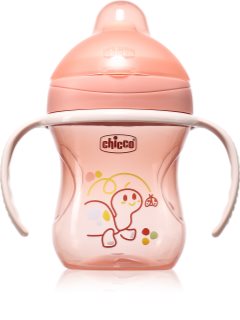 Chicco Training Cup 6m+ tréninkový hrnek s držadly Pink 200 ml