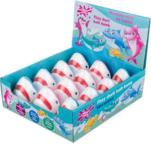 Chlapu Chlap Fizzy Shark šumivá koule do koupele pro děti 100 g
