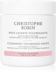 Christophe Robin Cleansing Volumizing Paste with Rose Extract hámlasztó sampon a hajtérfogat növelésére 75 ml