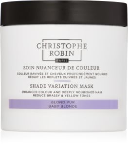Christophe Robin Shade Variation Mask Baby Blond masque régénérant anti-jaunissement 250 ml