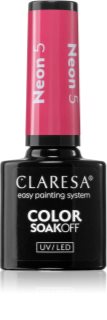 Claresa SoakOff UV/LED Color Neon vernis à ongles gel
