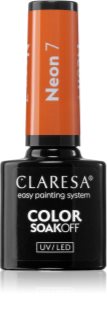 Claresa SoakOff UV/LED Color Neon gel smalto colore 7 5 g