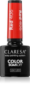 Claresa SoakOff UV/LED Color Rainbow Explosion lakier hybrydowy do paznokci
