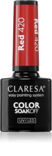 Claresa SoakOff UV/LED Color River gelový lak na nehty