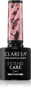 Claresa Extend Care 5 in 1 Keratin baza do paznokci hybrydowych o działaniu odżywczym