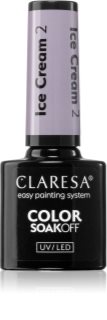 Claresa SoakOff UV/LED Color Ice Cream Gel-nagellack