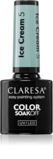 Claresa SoakOff UV/LED Color Ice Cream lakier hybrydowy do paznokci