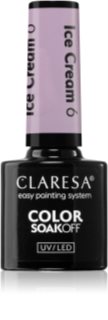 Claresa SoakOff UV/LED Color Ice Cream gel smalto