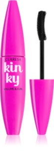 Claresa Kinky dúsító és göndörítő szempillaspirál árnyalat 01 Deep Black 10 g