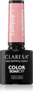 Claresa SoakOff UV/LED Color Lollipop gel lak za nohte odtenek LOLLIPOP 3 5 g
