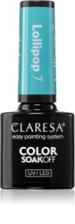 Claresa SoakOff UV/LED Color Lollipop Gel Nail Polish shade 5 g