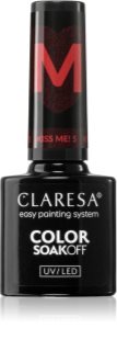Claresa SoakOff UV/LED Color Kiss Me lac de unghii sub forma de gel culoare KISS ME 5 5 g