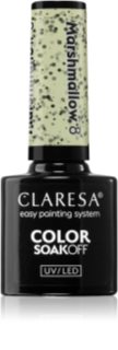 Claresa SoakOff UV/LED Color Marshmallow vernis à ongles gel teinte 8 5 g